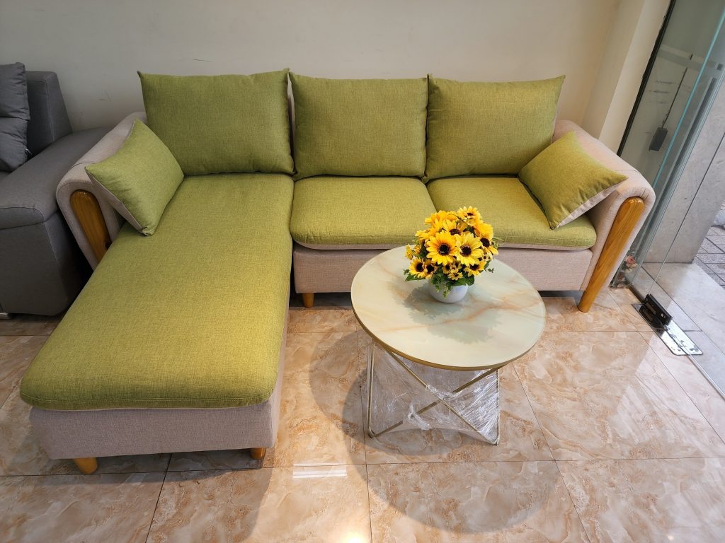 Sofa Vải Cao Cấp Góc Phải 2m2 X 1m6 – V14