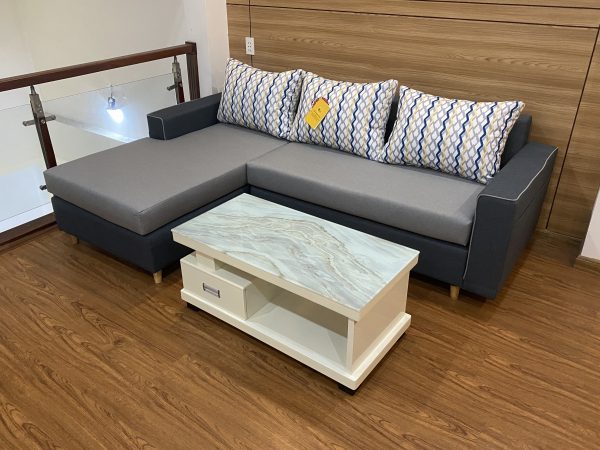 Sofa Vải Cao Cấp Góc Phải 2m4 X 1m6 – V15