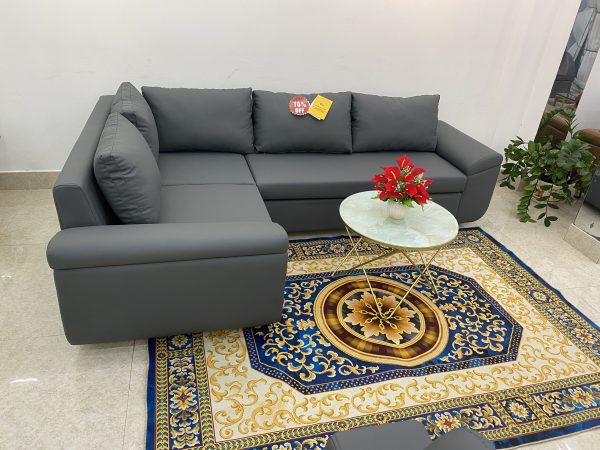 Sofa Da Cao Cấp Góc Phải 2m6 X 1m6 – D50