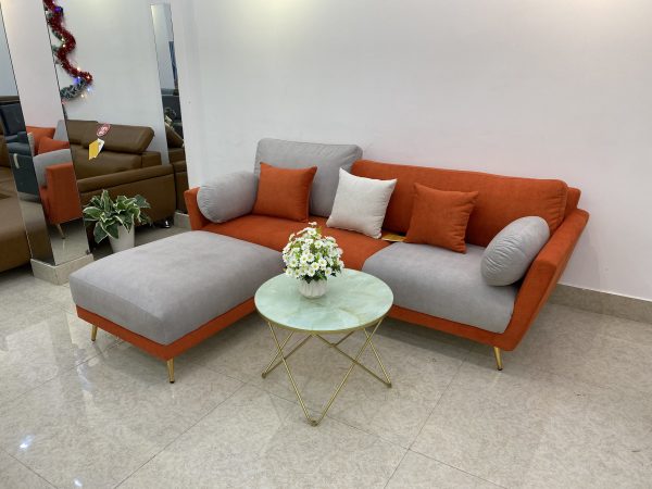 Sofa Băng Vải Malta Cao Cấp 2m2 + Đôn – BD30