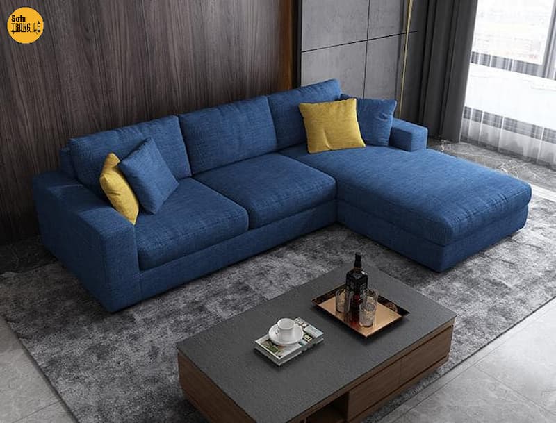 Ghế sofa văng bọc nỉ hiện đại  – Nét đẹp độc đáo giao thoa giữa hiện đại và cổ điển